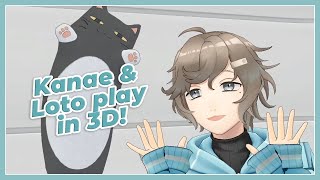 ENG SUB Kanae and Loto play Darumasan ga Koronda together Nijisanji [upl. by Alyworth]