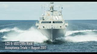 Littoral Combat Ship LCS 9 Acceptance Trials [upl. by Eduam]