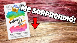 RETIRA TODO EL TINTE DEL CABELLO  COLOUR OFF reseña [upl. by Illehs664]