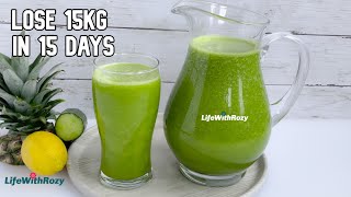 STRONGEST BELLY FAT BURNER DRINK LOSE 15KG  30LBS IN 2 WEEKS [upl. by Ecnatsnoc]