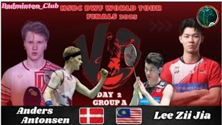 😱🏸Mens Singles  Anders Antonsen DEN vs Lee Zii Jia MAS  HSBC BWF World Tour Finals 2025 [upl. by Kartis]