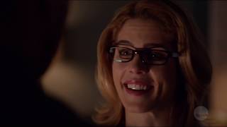 Felicity tells Oliver shes pregnant Arrow s07e14 [upl. by Starlene]