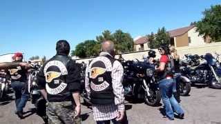 Sonny Barger celebrates 56 years of Hells Angels club membership [upl. by Onitsirc]