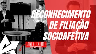 DIREITO DE FAMÍLIA Reconhecimento de filiação socioafetiva [upl. by Loreen]