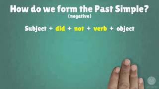 Past Simple Tense  Structuring Sentences [upl. by Acile950]