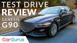 2020 Genesis G90 Review  The best value in fullsize luxury [upl. by Alurd]