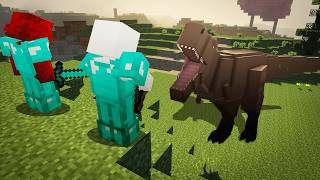 Surviving Dinosaurs in Minecraft [upl. by Annelak877]