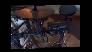 Electric drum amp setup [upl. by Nnylkcaj815]