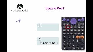 Square Root  Corbettmaths [upl. by Aldas]