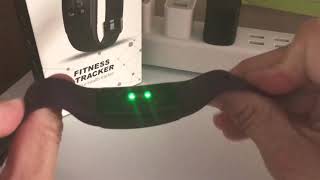 VeryFitPro ID107plus HR Demo How to remove the straps and charge the tracker [upl. by Valentia]