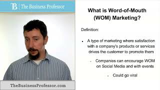 What is WordofMouth Marketing [upl. by Whang574]