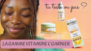 GARNIER SKIN ACTIVE VITAMINE C EFFICACE OU PAS [upl. by Anelegna]