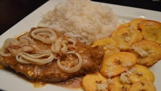 Bistec Encebollado Puerto Rican Steak and Onions  How to make Bistec Encebollado [upl. by Ramoj]