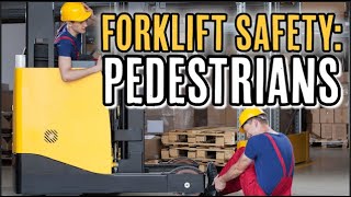 FORKLIFT SAFETY PEDESTRIANS [upl. by Eetsim]