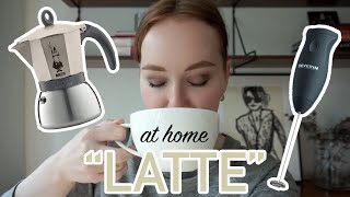 HOW TO MAKE A quotLATTEquot AT HOME moka pot  frother [upl. by Lail447]