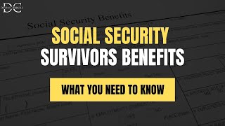 Social Security Survivors Benefits What you need to know [upl. by Bohi]