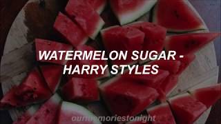 harry styles  watermelon sugar  lyrics [upl. by Nohsar]