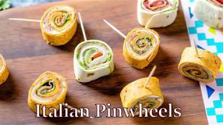 Italian Pinwheels  Easy amp Delicious Party Appetizer Recipe [upl. by Adnal]