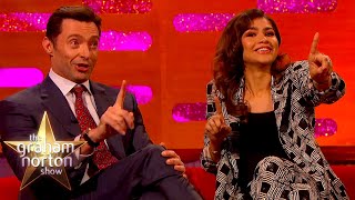 Emmy Winner Zendaya amp Hugh Jackman Argue Over Who Farted On Set  The Graham Norton Show [upl. by Brunell154]