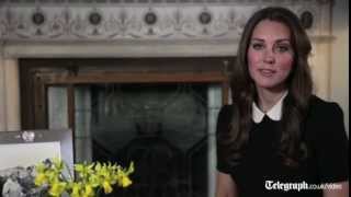 Kate Middleton delivers first video message [upl. by Gnok108]