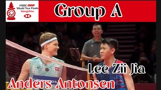 HSBC World Tour Finals Hangzhou 2024 Group A  Lee Zii Jia vs Anders Antonsen [upl. by Riplex]