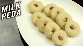 Milk Peda  Rakshabandhan Special  Indian Sweets  How To Make Mawa Peda  Malai Peda Recipe Ruchi [upl. by Seve]