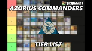 EDH Takes Tier Lists  Azorius Commanders [upl. by Marlon]