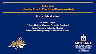 EELE 101 Course Overview Fall 2020 [upl. by Cummings634]