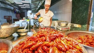 Chinese Street Food Tour in Shanghai China  Street Food in China BEST Seafood [upl. by Adnical]