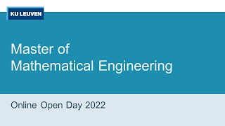 Mathematical Engineering [upl. by Quartet]