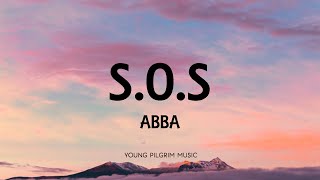 ABBA  SOS Lyrics [upl. by Minnie]