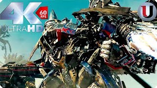 Transformers 2 Final Battle Optimus Prime vs Megatron amp The Fallen 4K [upl. by Arrad]