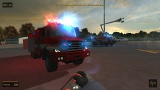 American Airport Firefighters Simulator  Sport Airfield Fire [upl. by Nilatak]