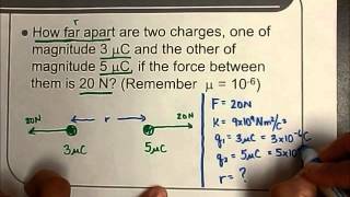 Coulombs Law Problems [upl. by Wexler]