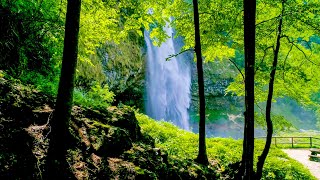 Waterfalls from Above 10 Hours No Sound — 4K Nature Screensaver [upl. by Kristyn404]