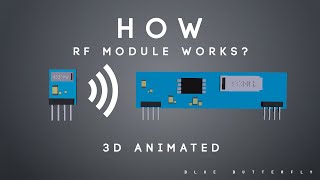 How RF Module works  3D animated tutorial 🔥 [upl. by Annohsat932]