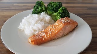 Honey SoyGlazed Salmon Recipe  How to Make Baked Salmon [upl. by Constantina]