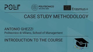 Introduction to the course Antonio Ghezzi [upl. by Deeanne]