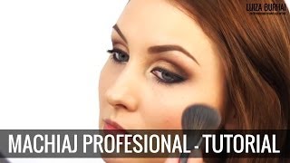 Machiaj de seara profesional si simplu  tutorial stepbystep [upl. by Sager]