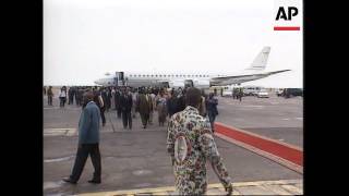 Zaire  President Mobutu returns [upl. by Schell900]