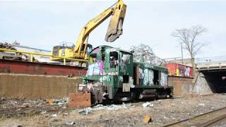 Scrapping an EMD SW1200 Locomotive Timelapse [upl. by Cookie]