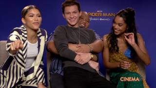 Tom Holland Zendaya amp Jacob Batalon Answer the Webs Most Searched Questions  WIRED [upl. by Alcot198]