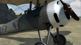 Nieuport 28C1 demo flight in quotRise Of Flightquot [upl. by Jezebel]