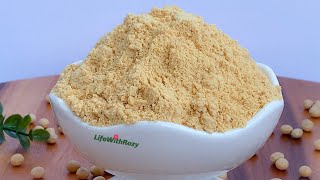 HOW TO MAKE SOY BEANS POWDEREASY HOMEMADE PROTEIN POWDER [upl. by Coletta]