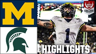 Michigan Wolverines vs Michigan State Spartans  Full Game Highlights [upl. by Parry]