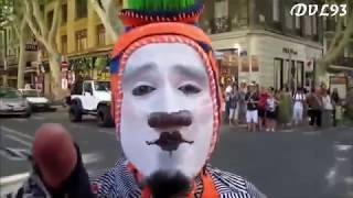 Famous funny clown in street you must see [upl. by Branden]