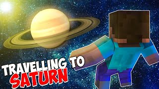 Visiting SATURN in Minecraft [upl. by Hoeg]