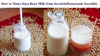 How to Make Soya Bean Milk Homemade Soymilk [upl. by Alard951]