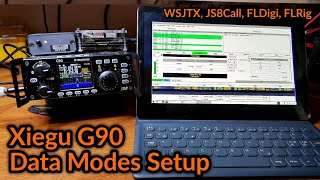 Xiegu G90 Digital Modes Setup [upl. by Allekram]