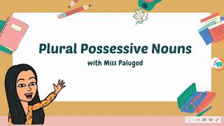 Plural Possessive Nouns [upl. by Llesirg]